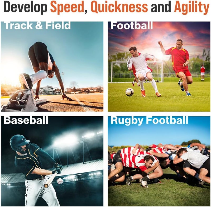 Japard Ultra Durable Agility Hurdles for Athletes of All Skill Levels, 6pcs of 7.8 inch Tall Hurdles, Bright Yellow Color, Made of Durable, Composite Materials, Easy to Set up & Transport - Image 5